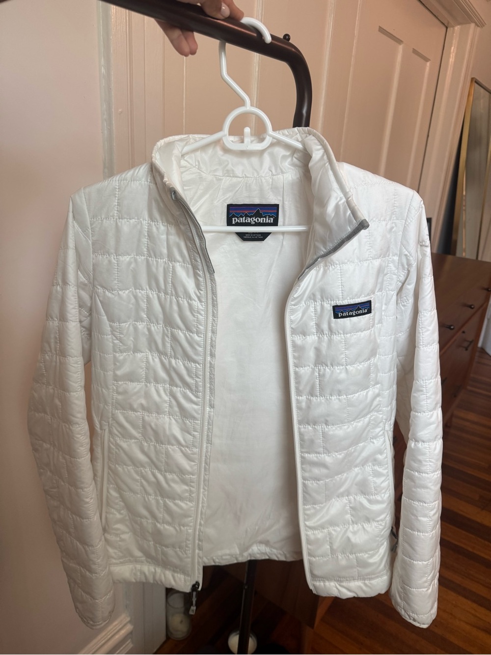 Patagonia Women’s White Nano Puff Jacket